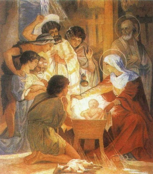 Рождество Господа нашего Иисуса Христа. Лебедев Клавдий Васильевич