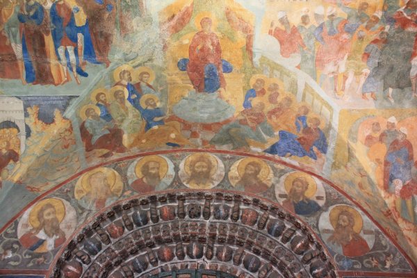 Фрески храма Иоанна Предтечи в Ярославле