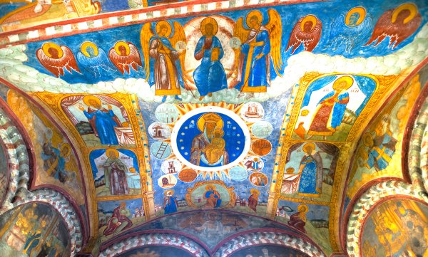 Фрески храма Ильи пророка в Ярославле
