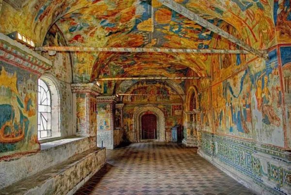 Фрески храма Ильи пророка в Ярославле