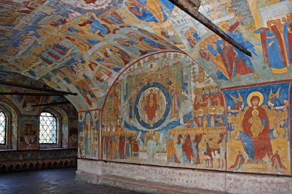 Фрески храма Иоанна Предтечи в Ярославле