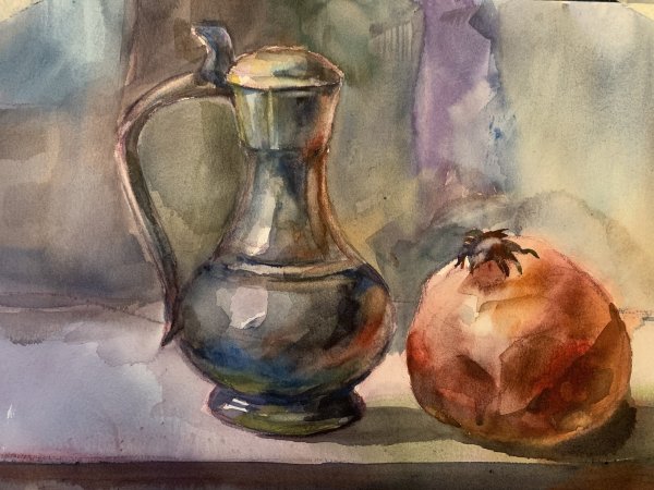 Натюрморт акварелью Всеволод Олегович Романков