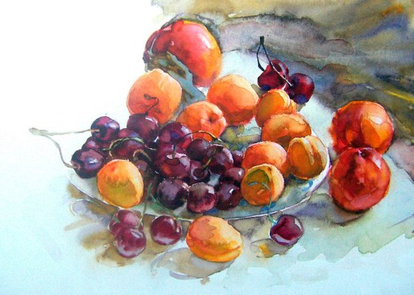 Вера Дунаева акварель