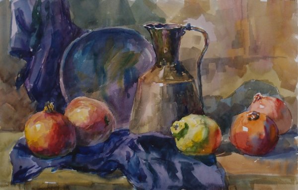 Акварелью лессировка Академическая живопись