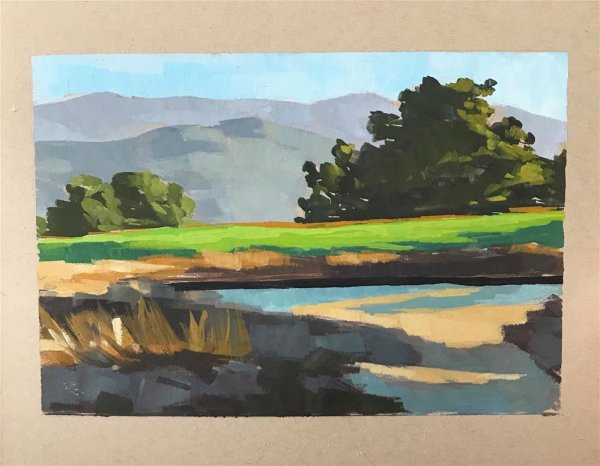 Композиция в пейзажной живописи