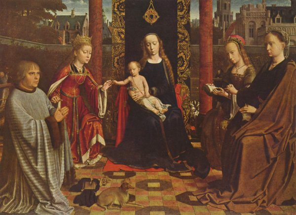 Давид Герард Обручение св Екатерины