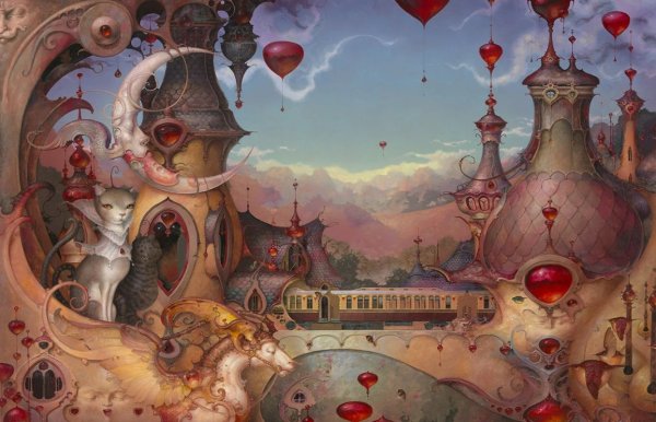 Даниэль Мерриам художник сюрреалист картины