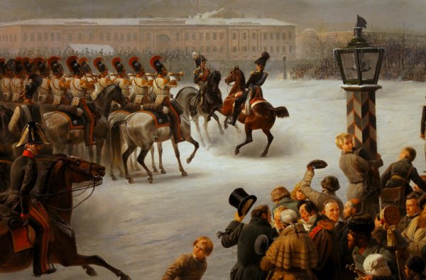 Сенатская площадь 14 декабря 1825 года