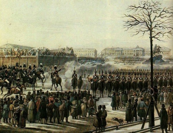 Восстание Декабристов на Сенатской площади