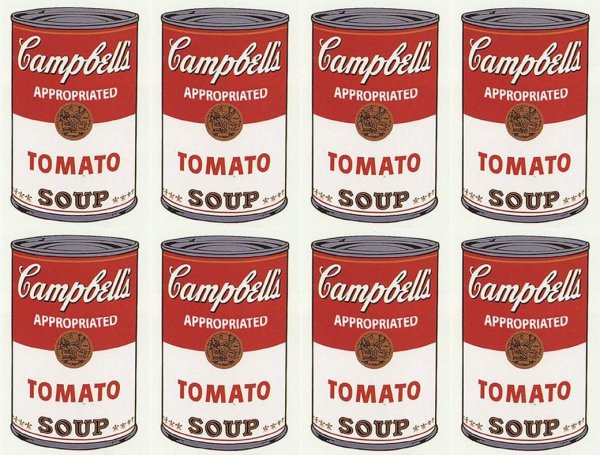 Энди Уорхол банки с супом Кэмпбелл