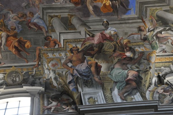 Потолок галереи Фарнезе Карраччи
