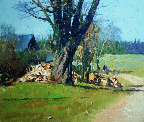 Художник Михаил рудник картины деревня