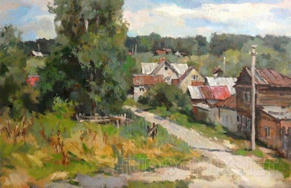 Таранов Вячеслав пейзаж " деревенский пейзаж"