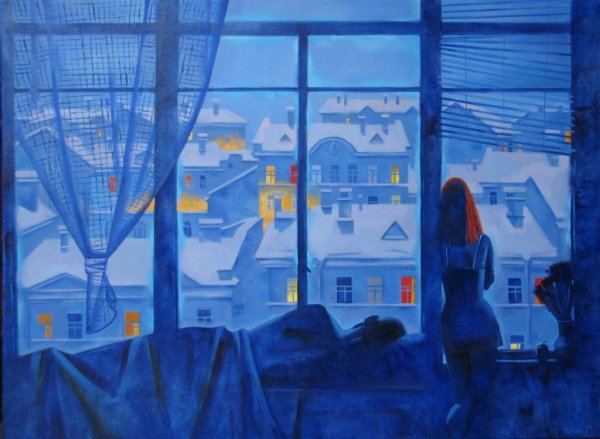 Свет в окне живопись