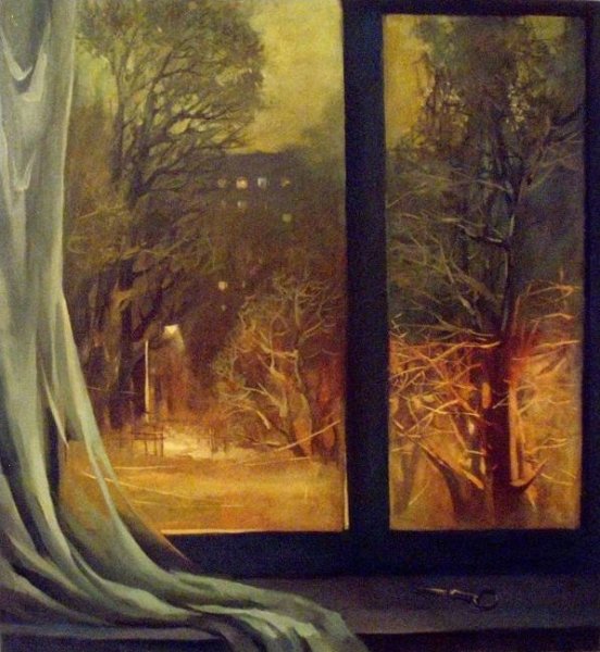 Художник: Елена Юшина.зима