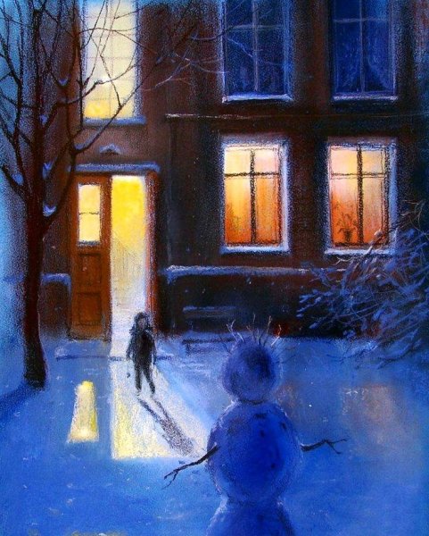 Ночь за окном