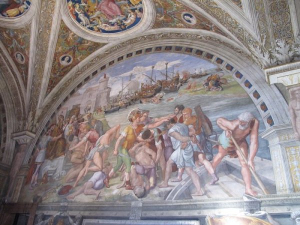 Фреска художника эпохи Возрождения Рафаэля Санти.