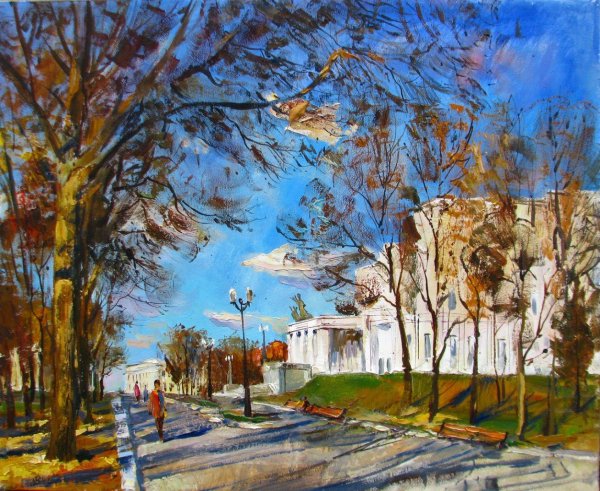 Художник-пейзажист. Новосибирск