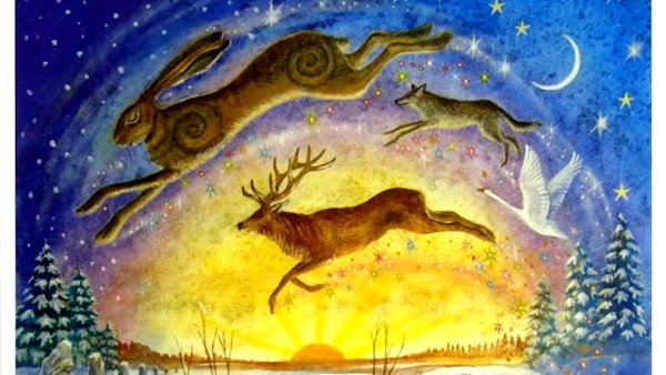 Йоль рождение Бога солнца