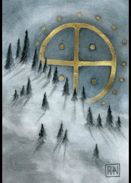 Зимнее солнцестояние арт
