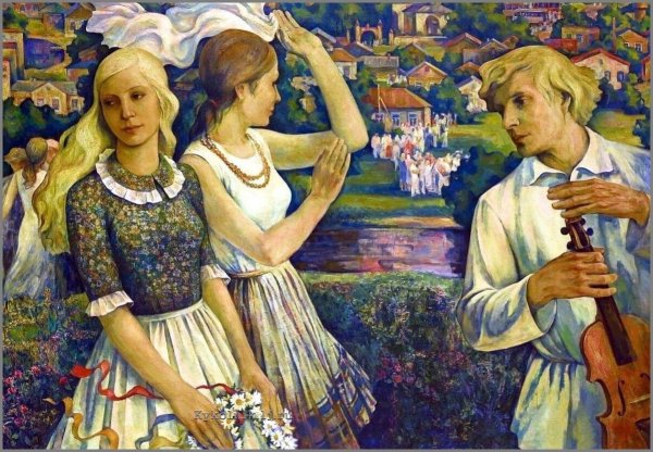 Белорусы в живописи