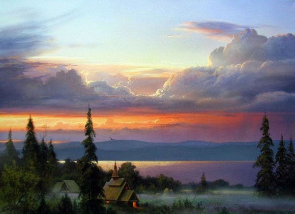 Художник пейзажист Юшкевич