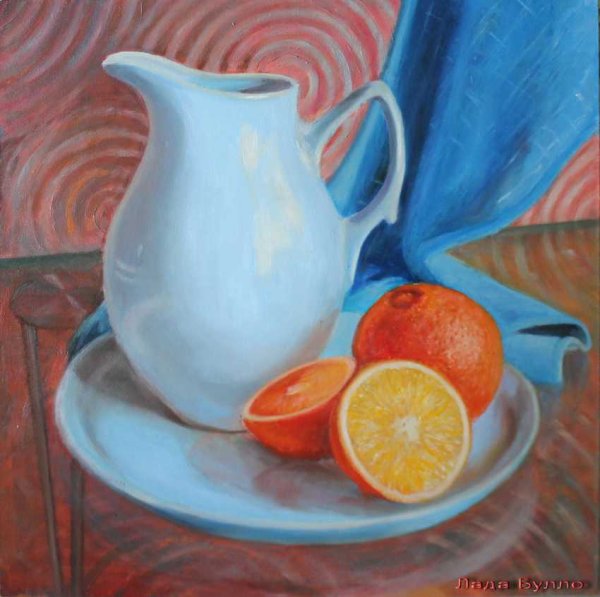 Кувшин гуашью