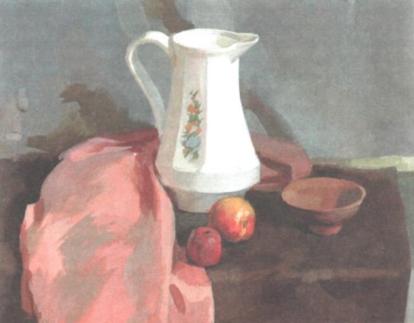 Натюрморт из предметов сближенных по цвету