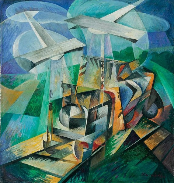 Футуризм картины 20 века