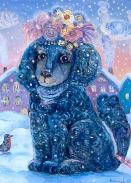 Художник Ольга Величко зима