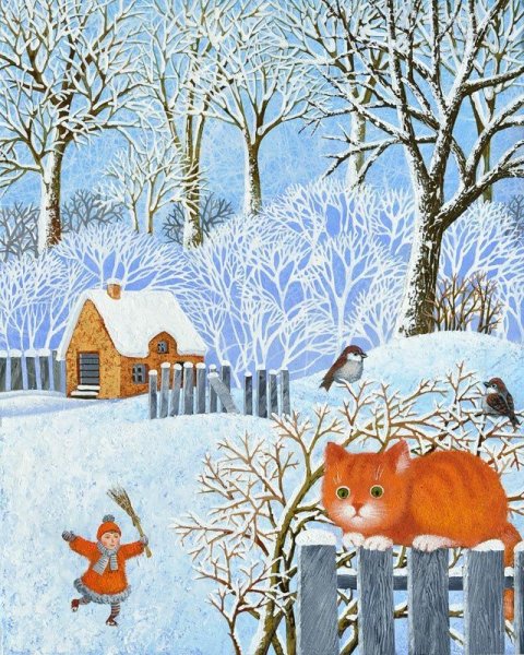 Художник Ольга Кваша зима