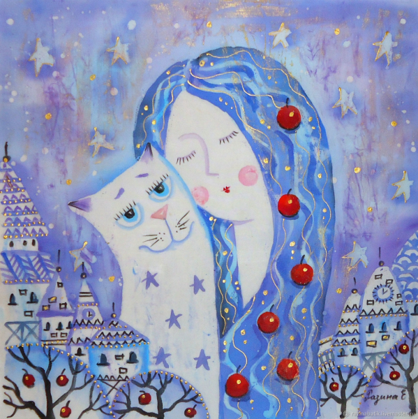 Художник Елена Разина зима
