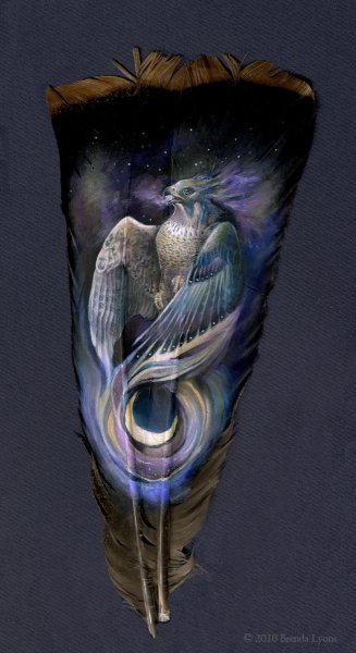 Живопись на птичьих перьях