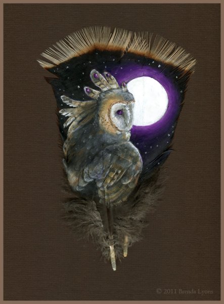 Джулия Томпсон картины на перьях