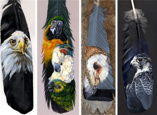 Перо живопись