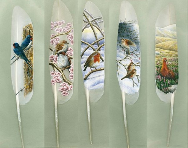 Перо живопись