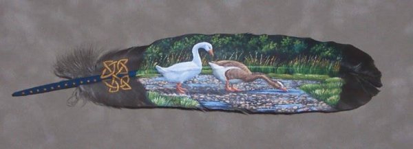 Перо живопись