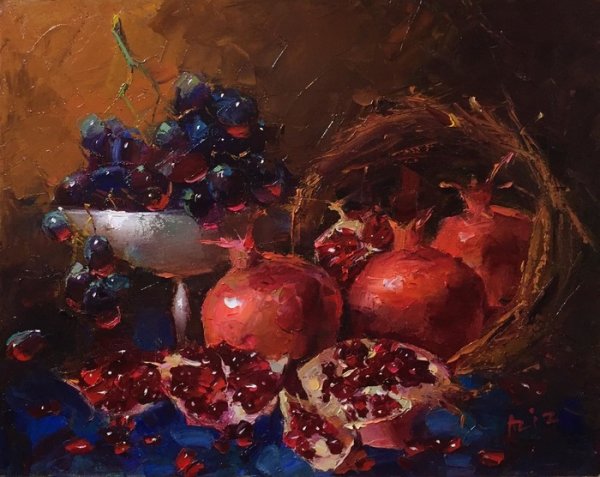 Художник Азиз Сулайманов.натюрморты