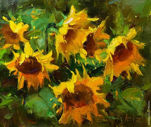 Художник Сулейманов Азизбек