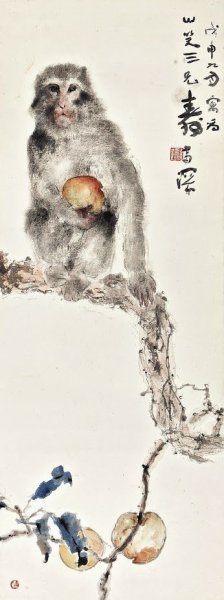 Обезьяна в японской живописи