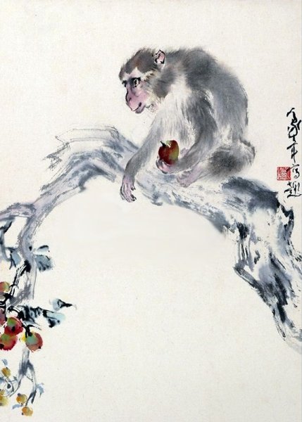 Обезьяна в японской живописи