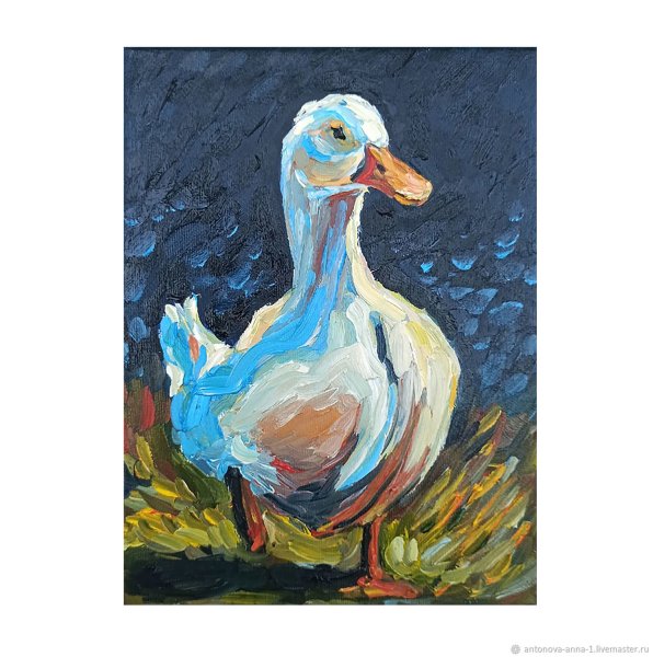Картина гуси