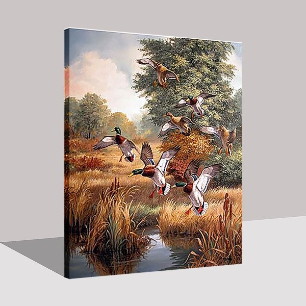 Картина по номерам утки