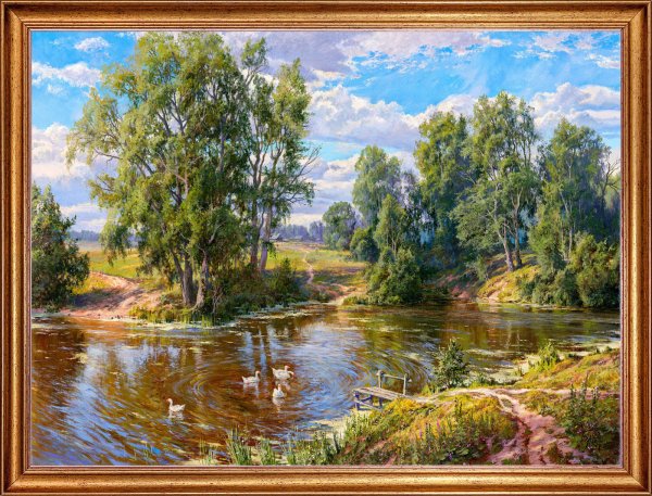 Художник-самоучка Сергей Басов.