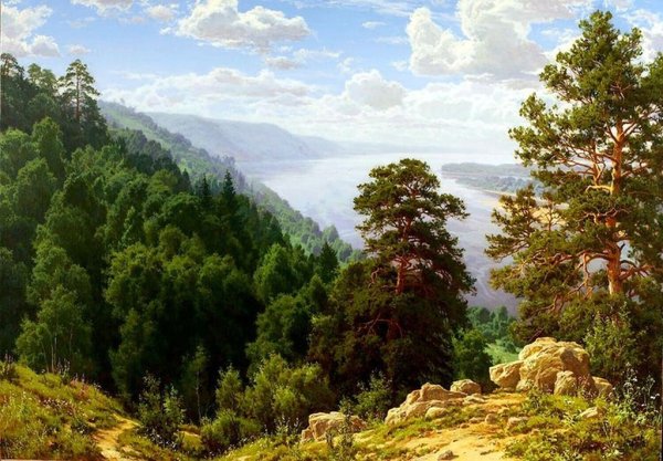 Художник пейзажист Басов Сергей