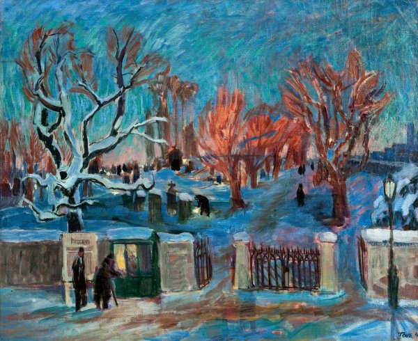 Туве Янссон картины художницы