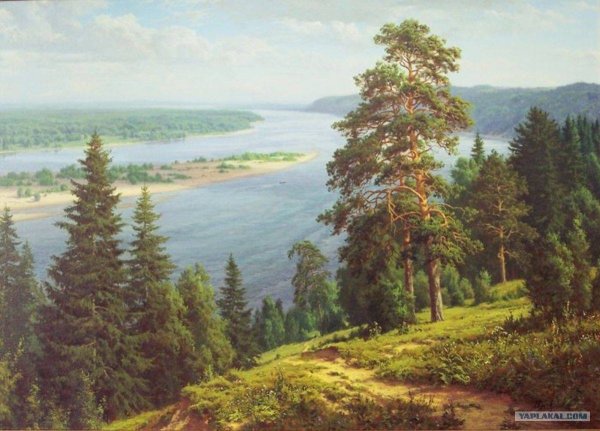 Художник Сергей Басов родные просторы