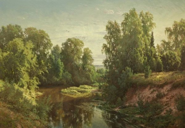 Сергей Басов русский художник-пейзажист