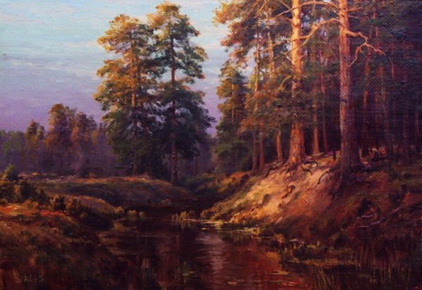 Лесные пейзажи Сергея Басова