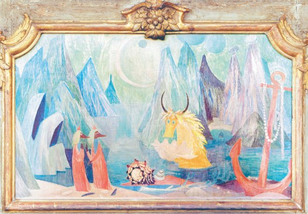 Туве Янссон картины маслом